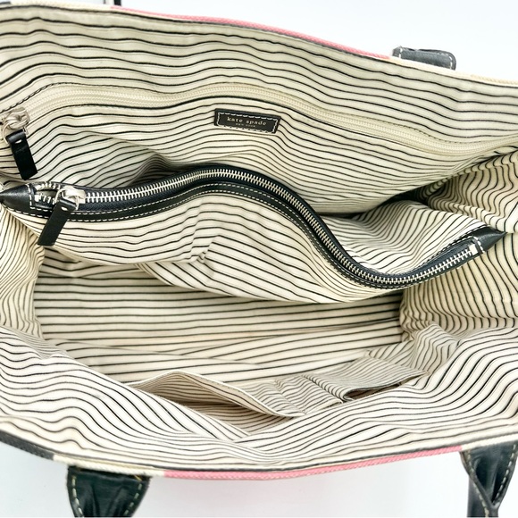 Kate Spade Color Block Canvas Tote Bag - Picture 7 of 12